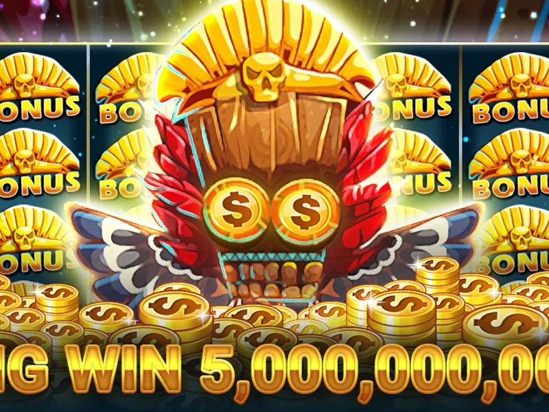Máy đánh bạc jackpot lũy tiến với đống tiền lớn